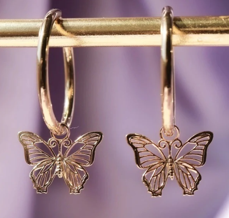 Exquisite butterfly earrings
