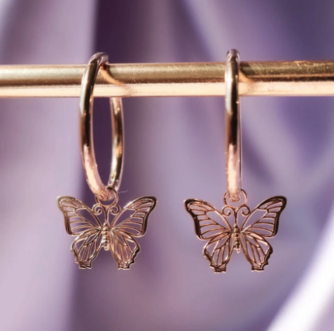 Exquisite butterfly earrings